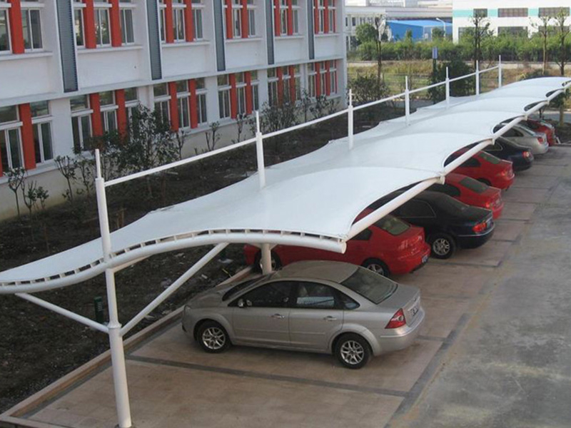 膜结构车棚的特点及应用
