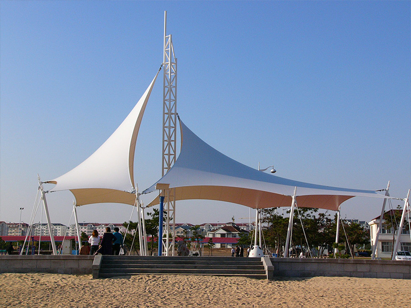 雨天该如何进行景观膜结构施工？