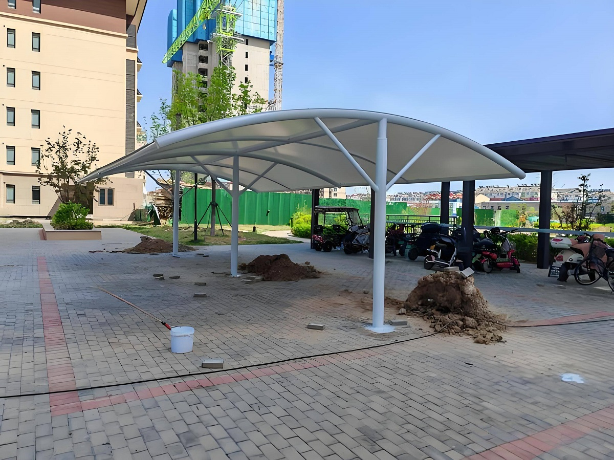 膜结构停车棚特色